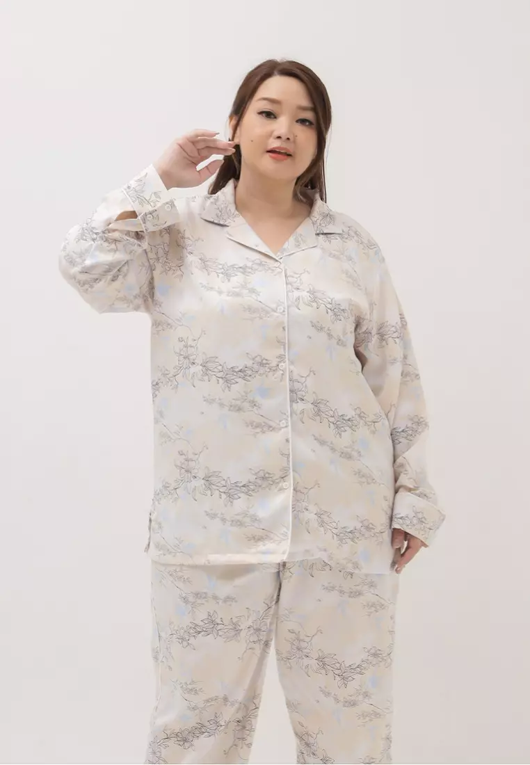 Plus Size Homewear Set Reya Cream