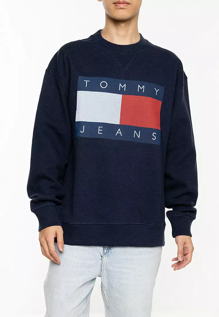 Flag Badge Relaxed Sweatshirt Tommy Jeans