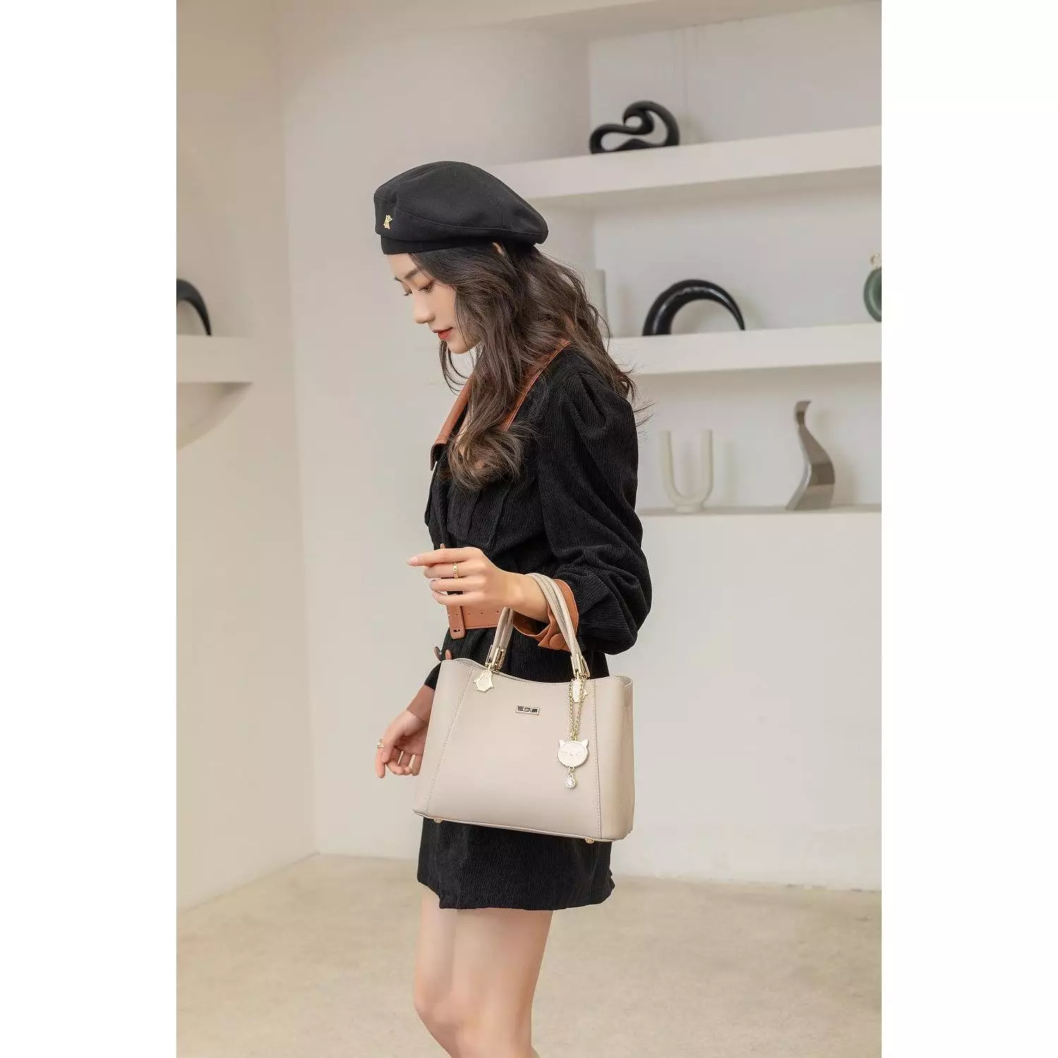 En-ji Hyoju Handbag - Ivory