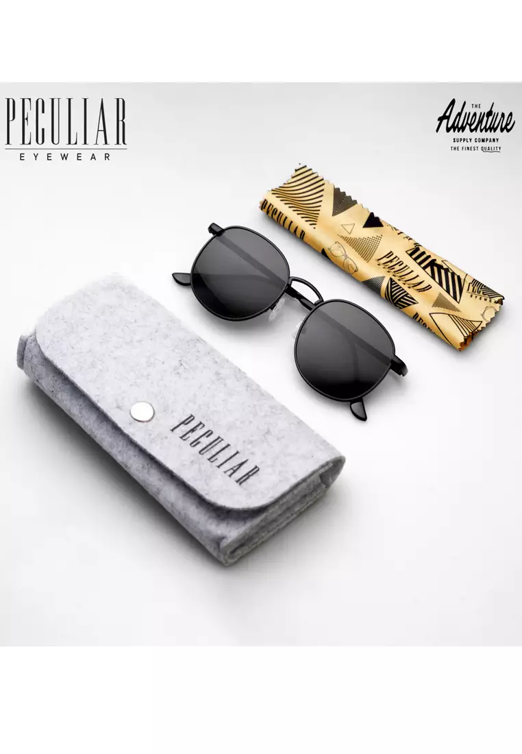 Adventure X Peculiar Eyewear Anti-Radiation UV400 Replaceable Lenses for Men and Women - Sunglasses - Black