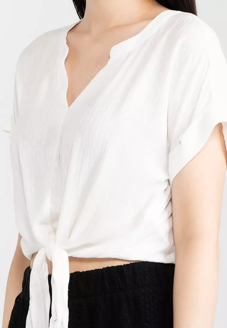 Gabbi Cropped Tie Top