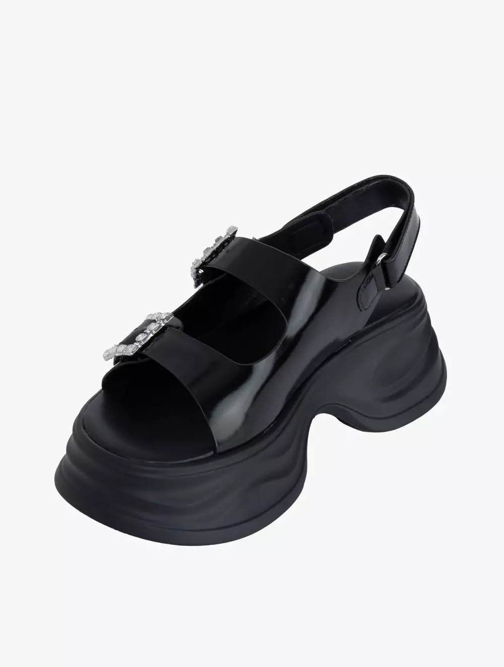 Staccato A4787-005 Wedges Sandals - Black
