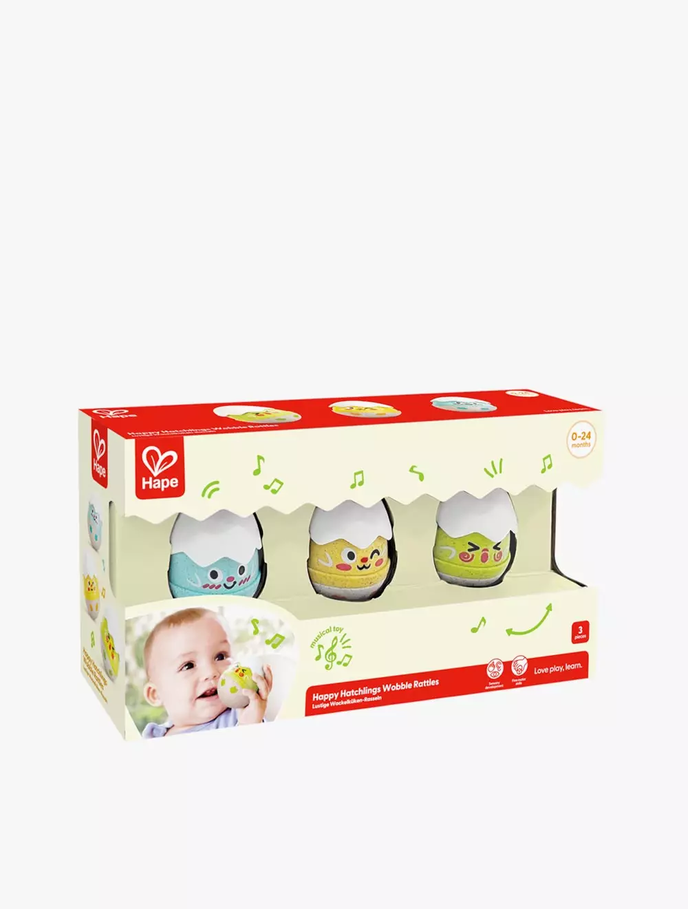 HAPE HAPPY HATCHLINGS WOBBLE RATTLES - HPAE0124