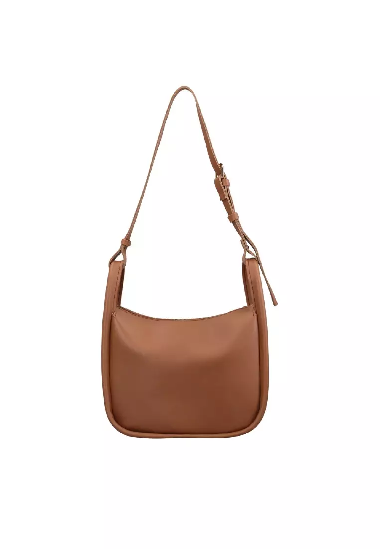 Mayonette Ciel Sling Bag - Tas Selempang Wanita Korean Style Fashion Wanita Terbaru 2021 - Brown