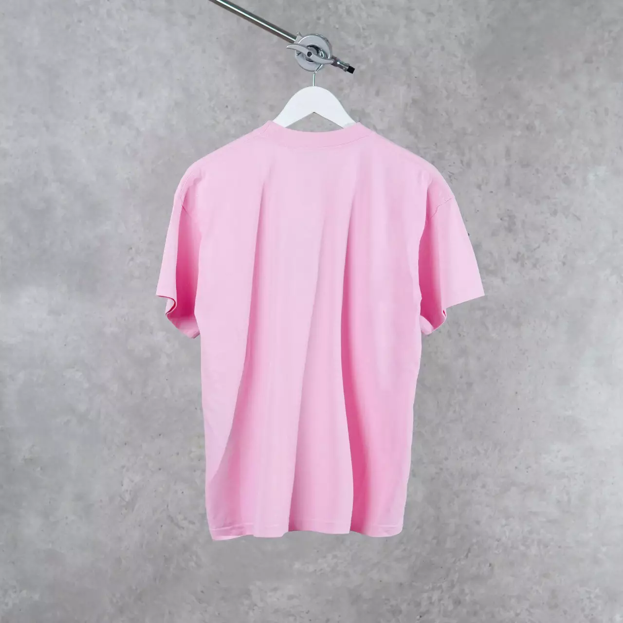 Kaos BALENCIAGA PARIS WHITE PINK TSHIRT 100% ORIGINAL