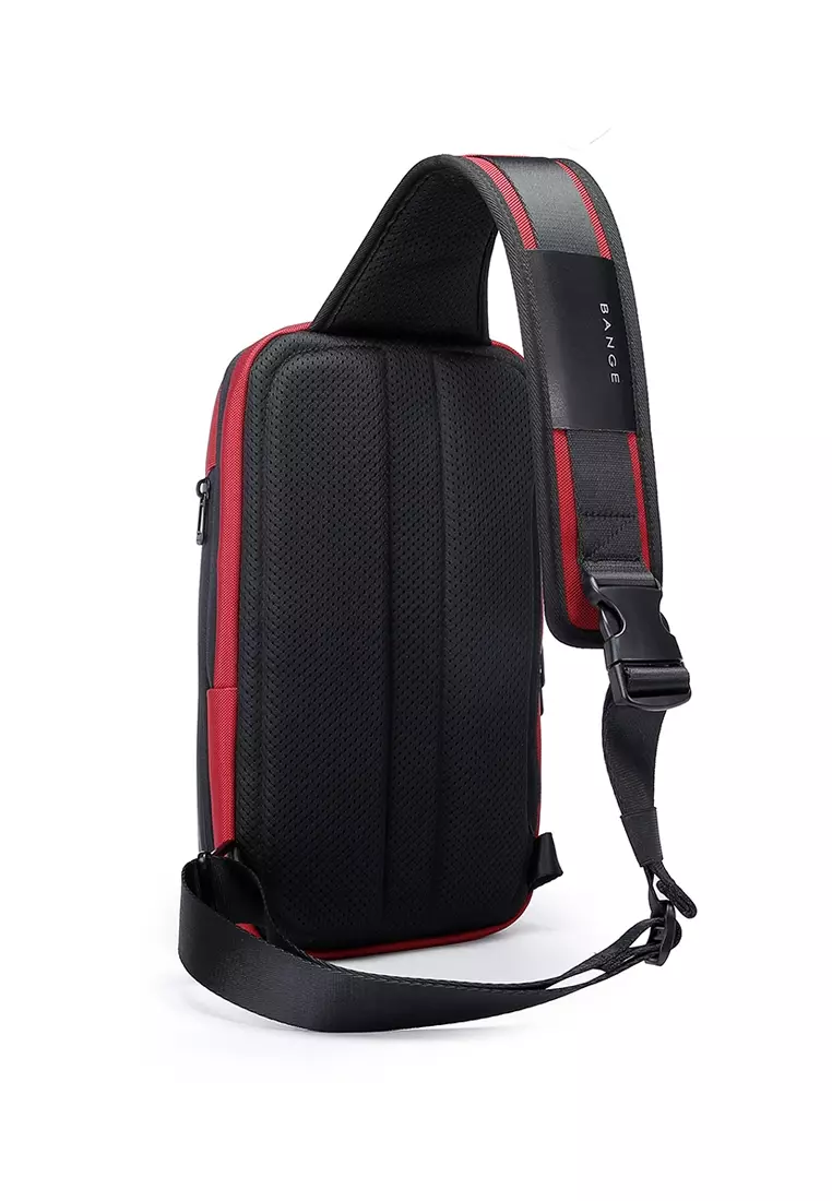 Bange Titan Water Resistant Men Sling Bag with Multi Compartment and fits 11inch iPad