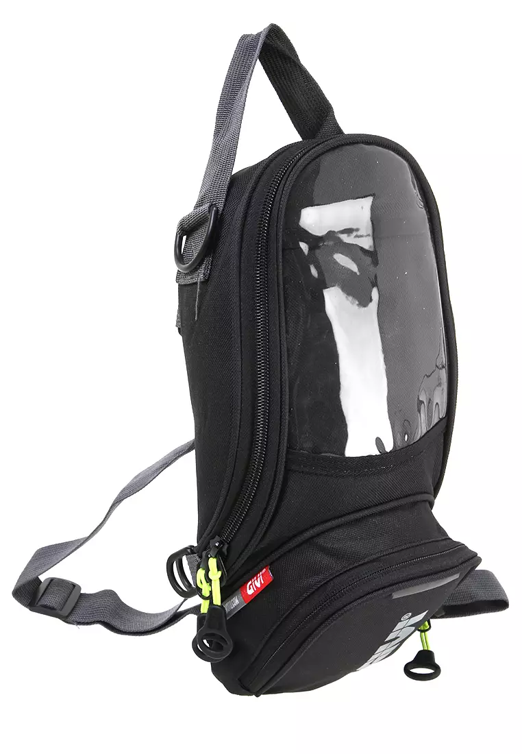 Lixe Tas Motor Smartphone Holder Motorcycle Fuel Bag Many Slot Foldable Design Material Nylon ORIGINAL - Black