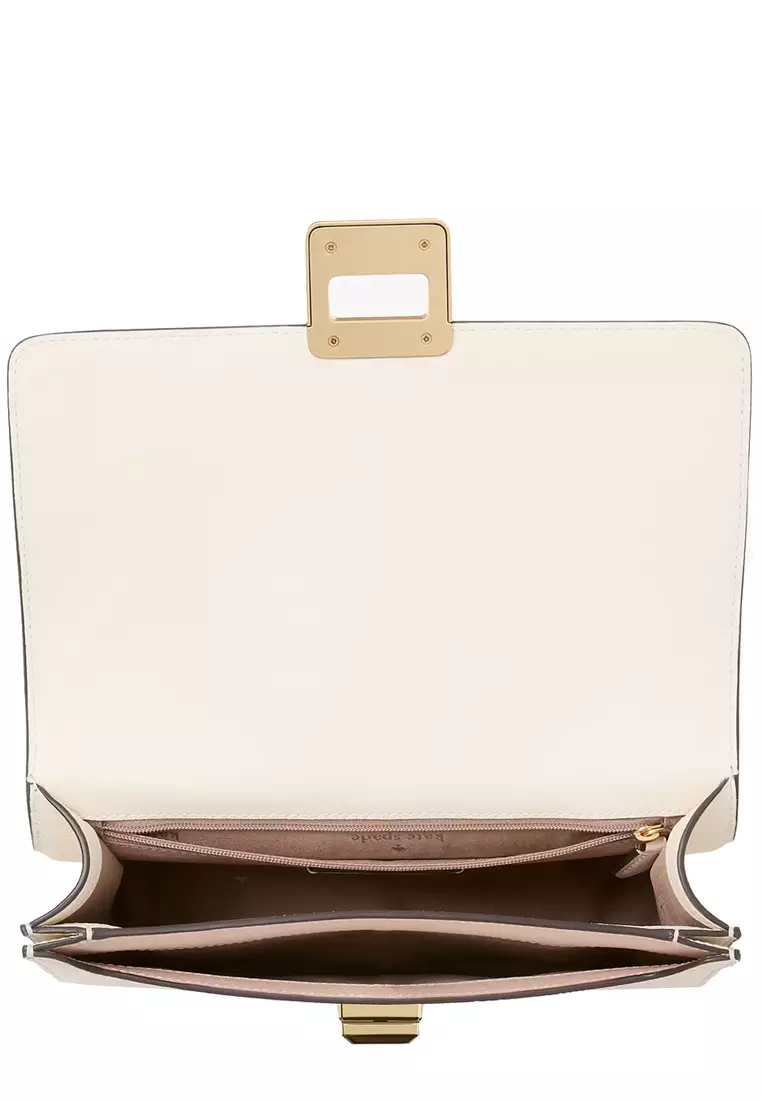 Phoebe Turnlock Shoulder Bag - Toasted Hazelnut Multi KK138