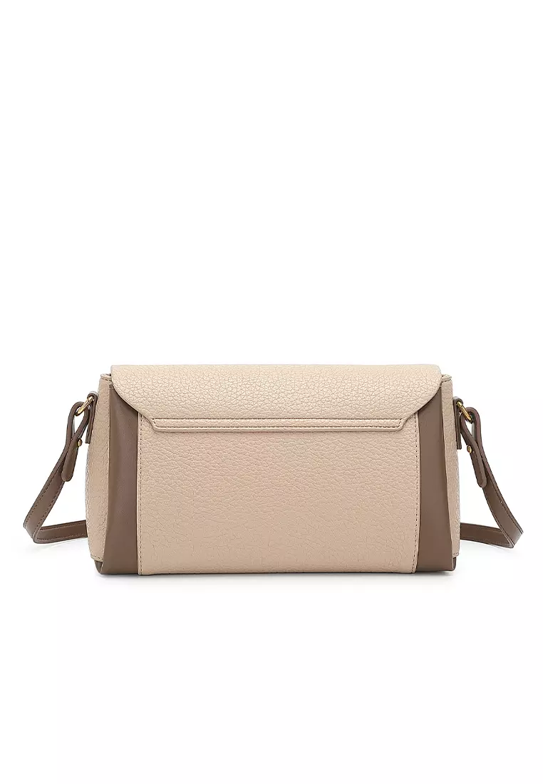 Women's Sling Bag / Crossbody Bag / Shoulder Bag - Khaki / Coffee