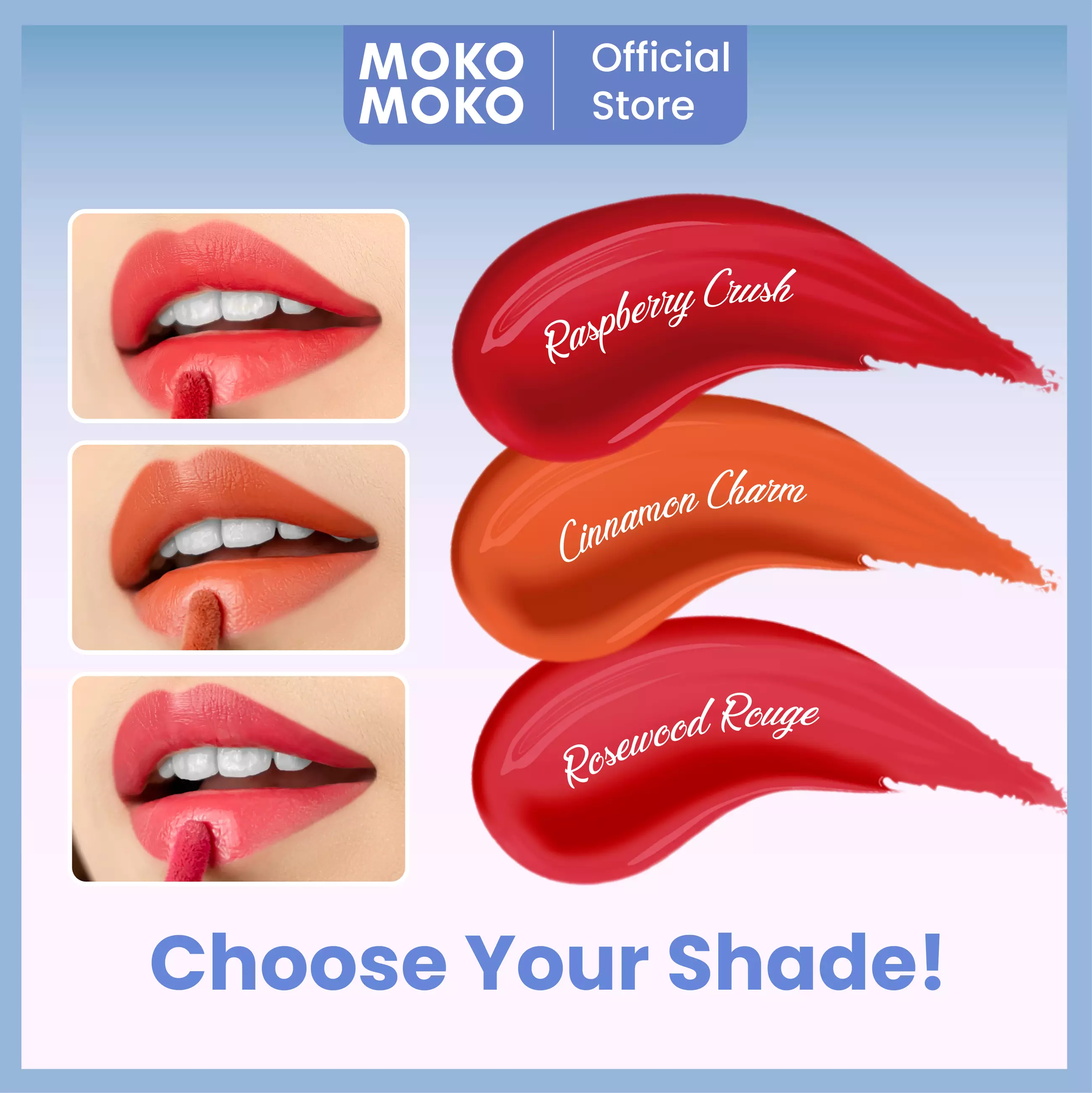 Moko Moko All Day Staining Lip - Raspberry Crush