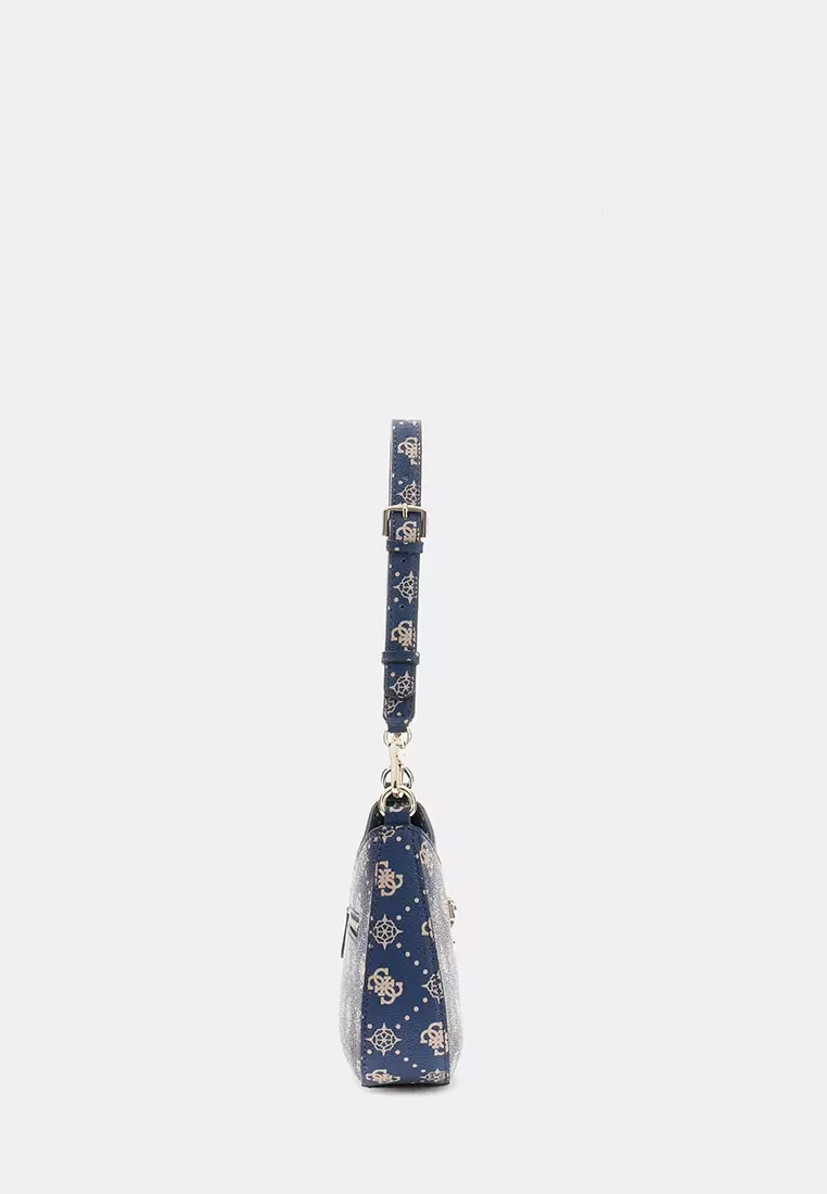 Emelie Logo Top Zip Shoulder Bag