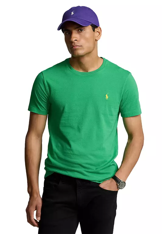 Custom Slim Fit Jersey Crewneck T-Shirt