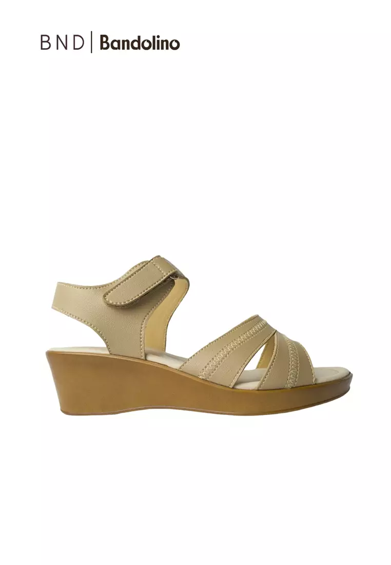 Discount on Bandolino  shoes - SKU: Bnd - Bandolino Camia Sandals 44401 Beige