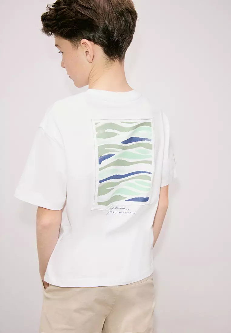Printed Cotton T-Shirt