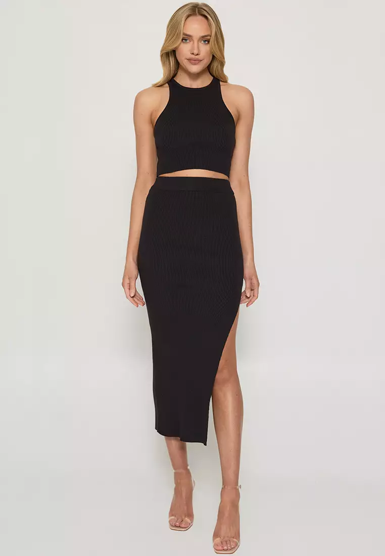 Halter top and skirt clearance