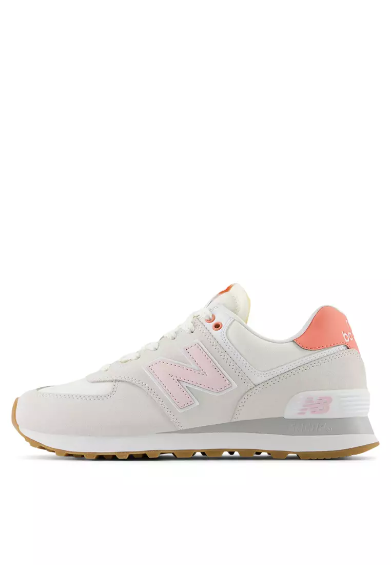 Running Shoes New Balance 574 Grey Pink New Balance 574 Classics