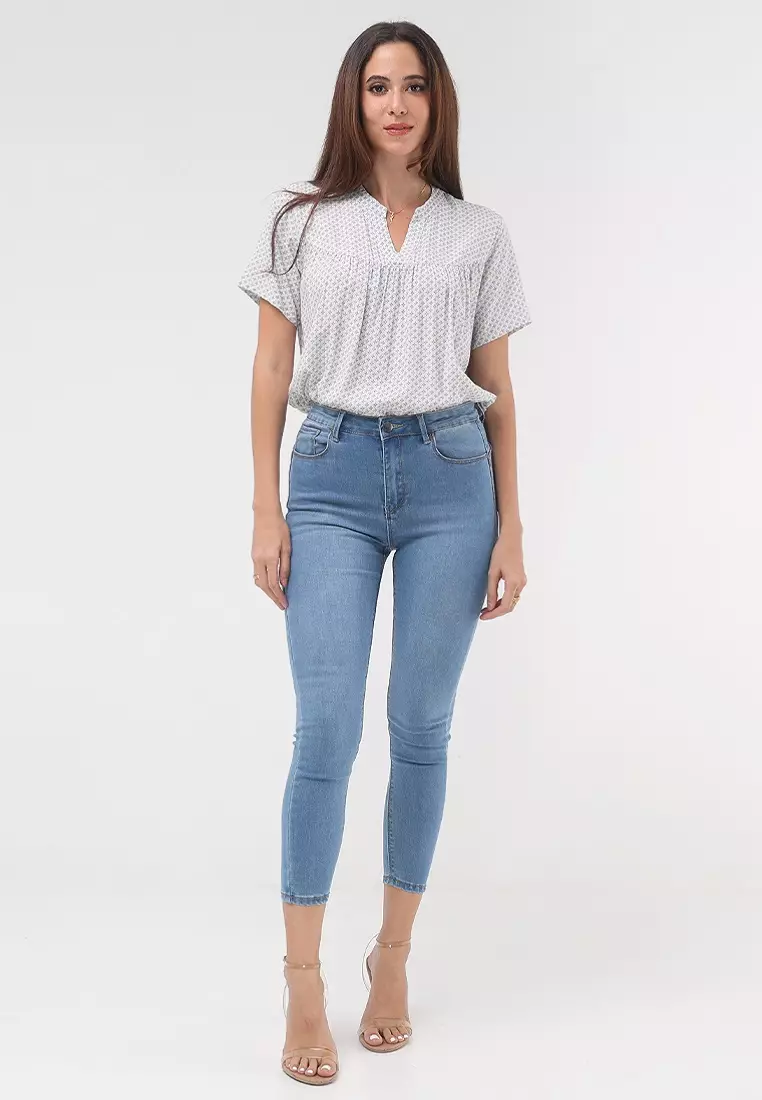 Cropped Skinny High Waist