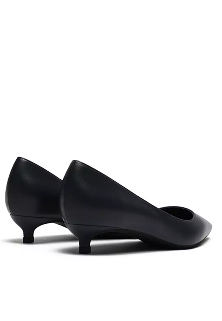 3CM 尖頭制服工作幼踭低跟鞋 HZL131