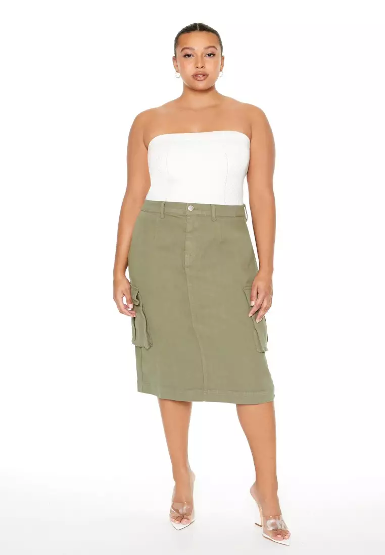 Forever 21 plus size skirts clearance