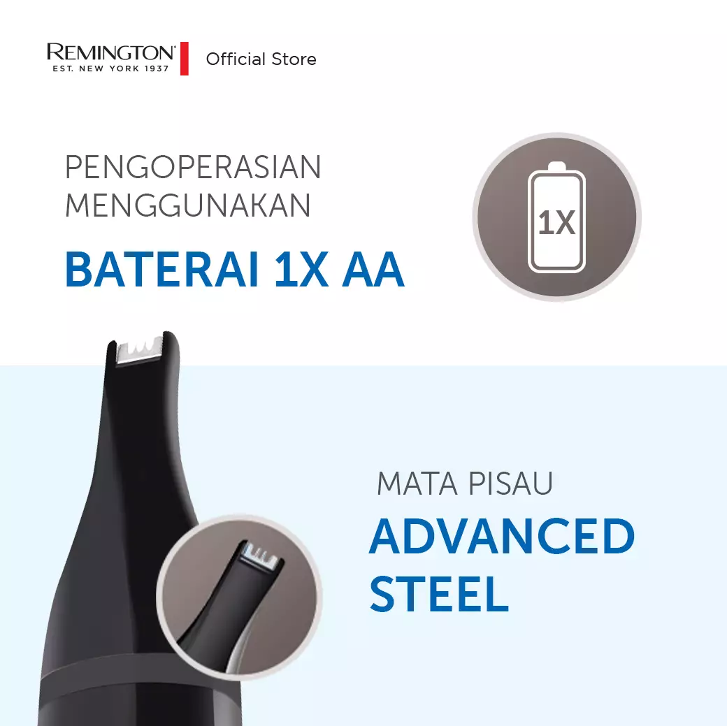 Paket Remington Catokan SIA100 - Pencukur Bulu Hidung NE3150