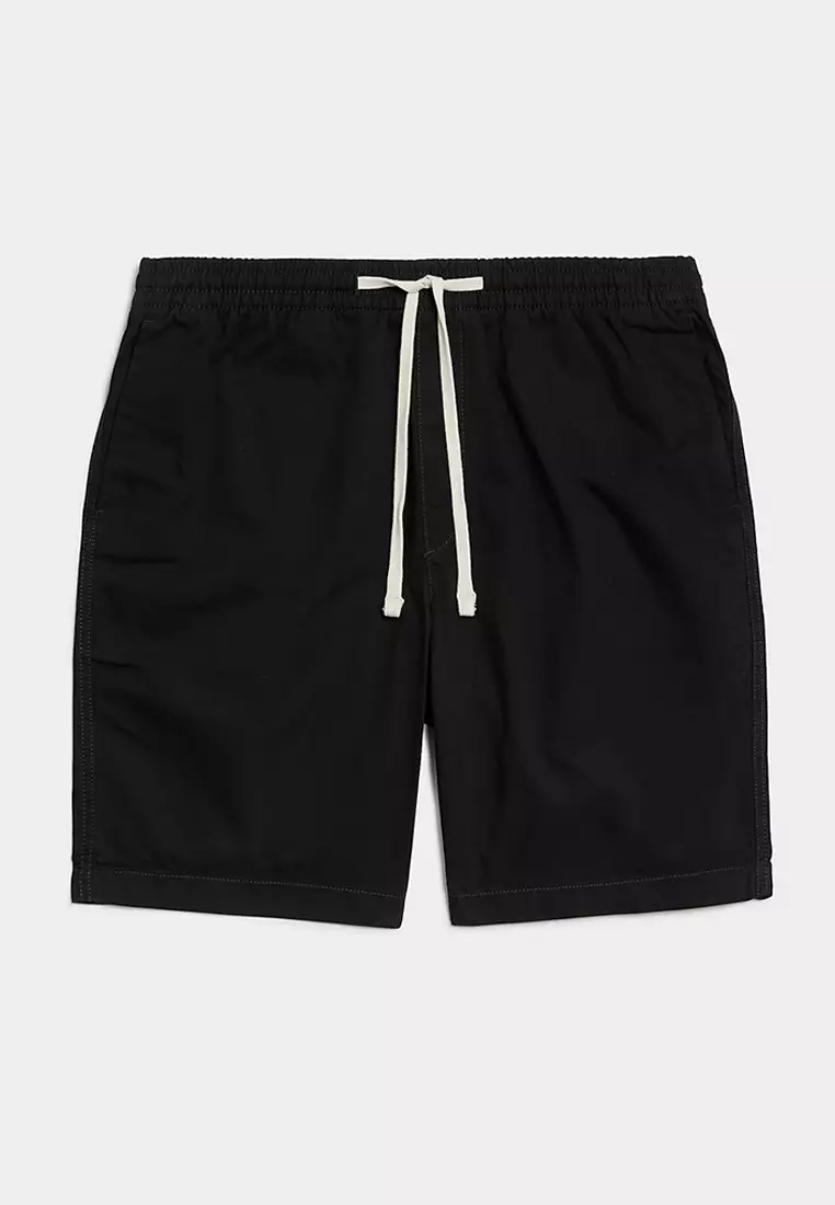 Pure Cotton Elasticated Waist Shorts