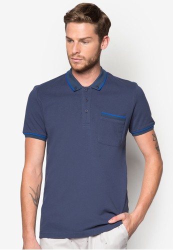 Button Down Polo With Tipping