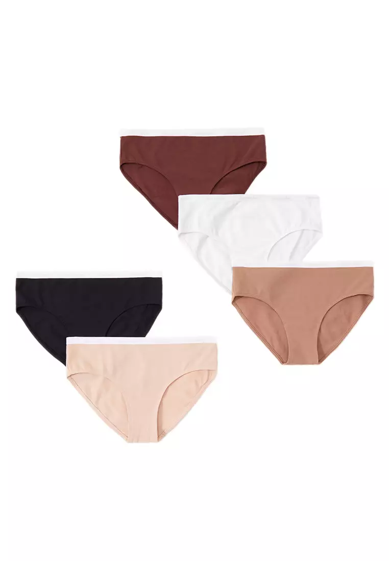 Buy Abercrombie & Fitch 5-Pack Essential Bikini Briefs 2024 Online