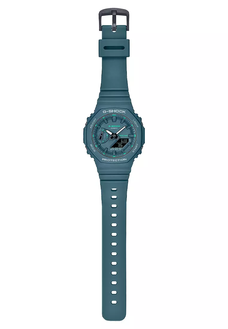G-Shock - Jam Tangan Analog Digital Wanita - Blue - Resin Strap - GMA-S2100GA-3A
