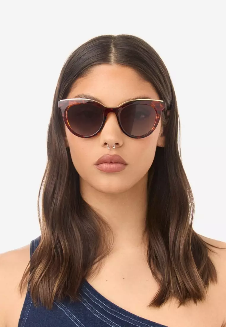 HAWKERS Bella Polarized Carey Brown Sunglasses For Men And Women, Unisex. Official Product Designed In Spain
