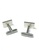 Splice Cufflinks white and silver Pearl White 2 Section Cufflinks SP744AC32FSLSG_2