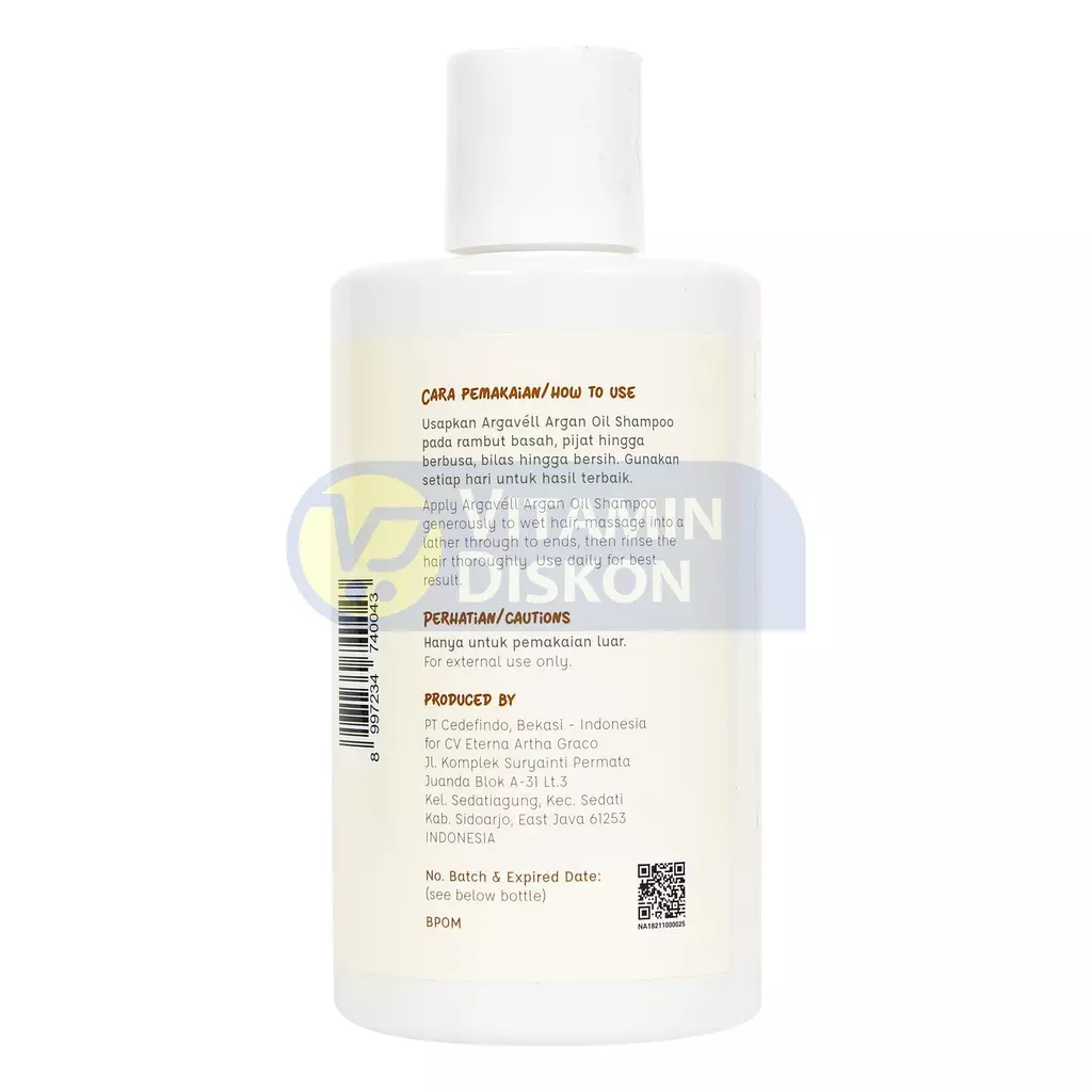 ARGAVELL KIDS ARGAN SHAMPOO - 240ML