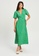 Calli 綠色 Penni Wrap Dress 9A47BAAF599206GS_5