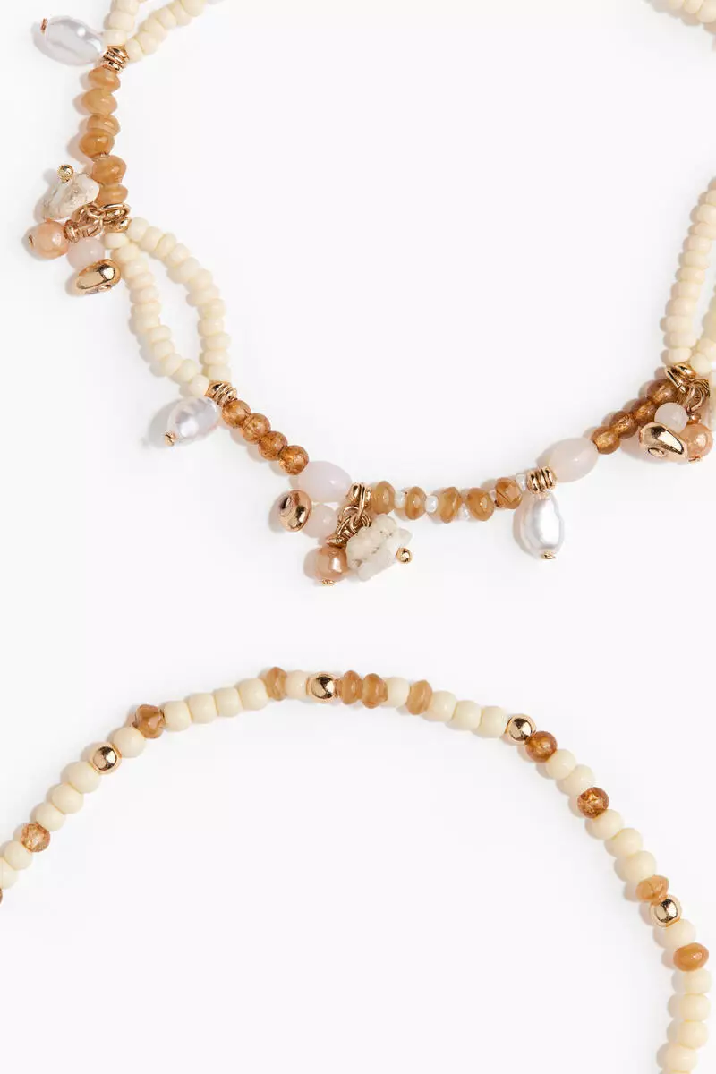 3-pack anklets