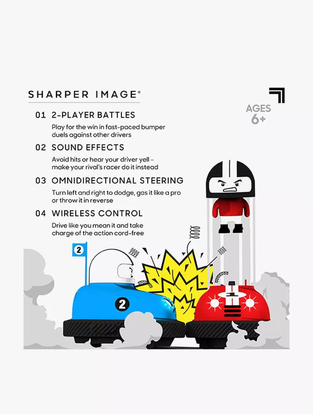 Sharper Image Toy RC Speed Bumper Road Rage - DCP1240000481 - Multicolor