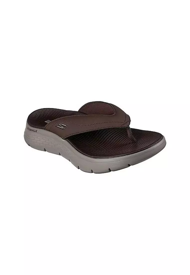 Discount on Skechers  shoes - SKU: Skechers Mens Go Walk Flex Sandal Synthetic 3 Point Flex Sandal