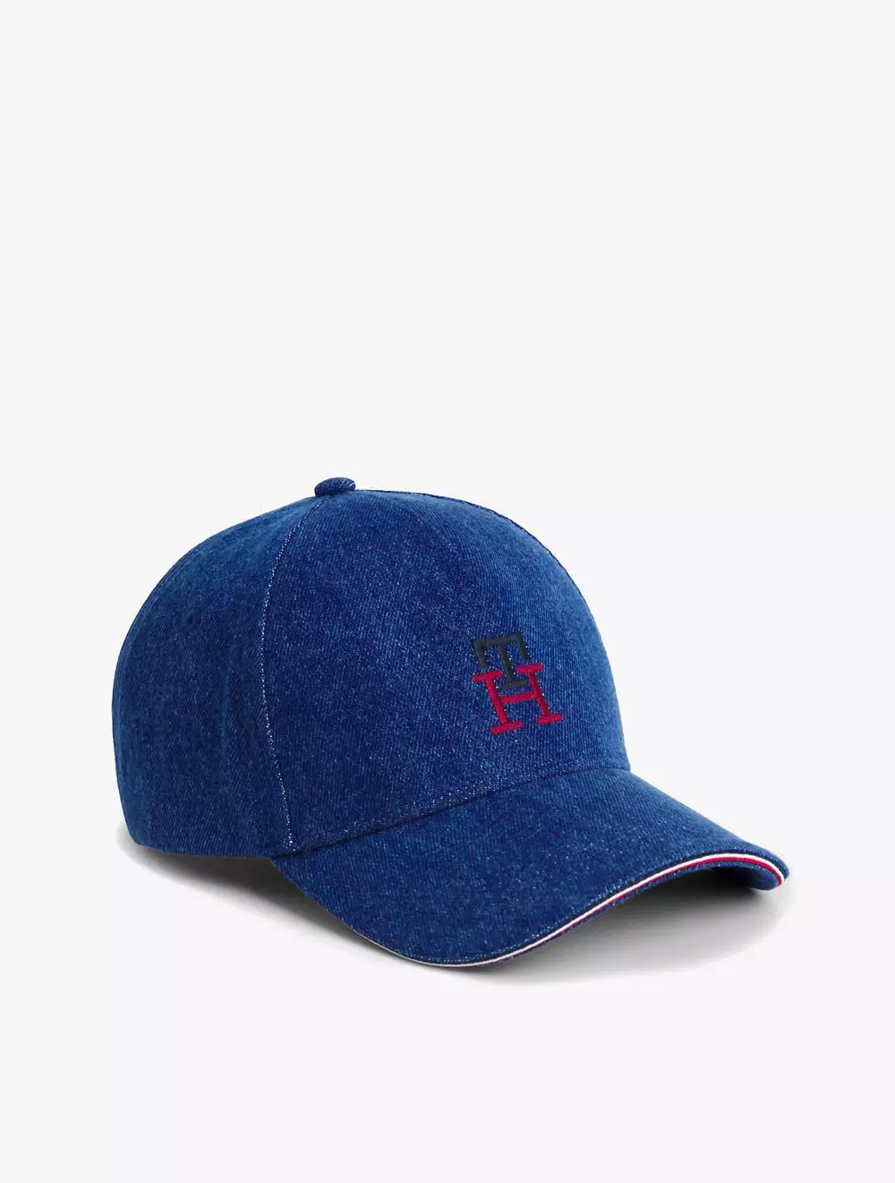 TH Monogram Denim Baseball Cap