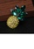 Glamorousky green Fashion Bright Plated Gold Pineapple Brooch with Cubic Zirconia 4296CACF46BE76GS_4