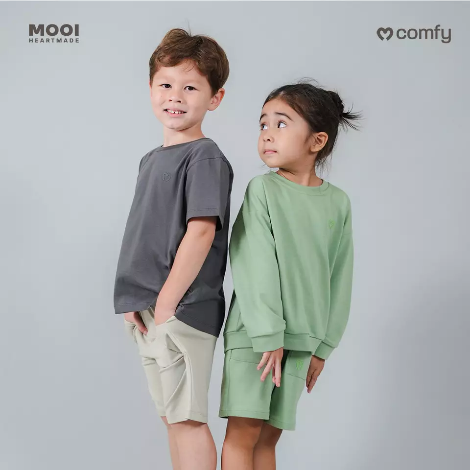 Mooi Celana Pendek Anak Comfy Short Pants Kids - Black
