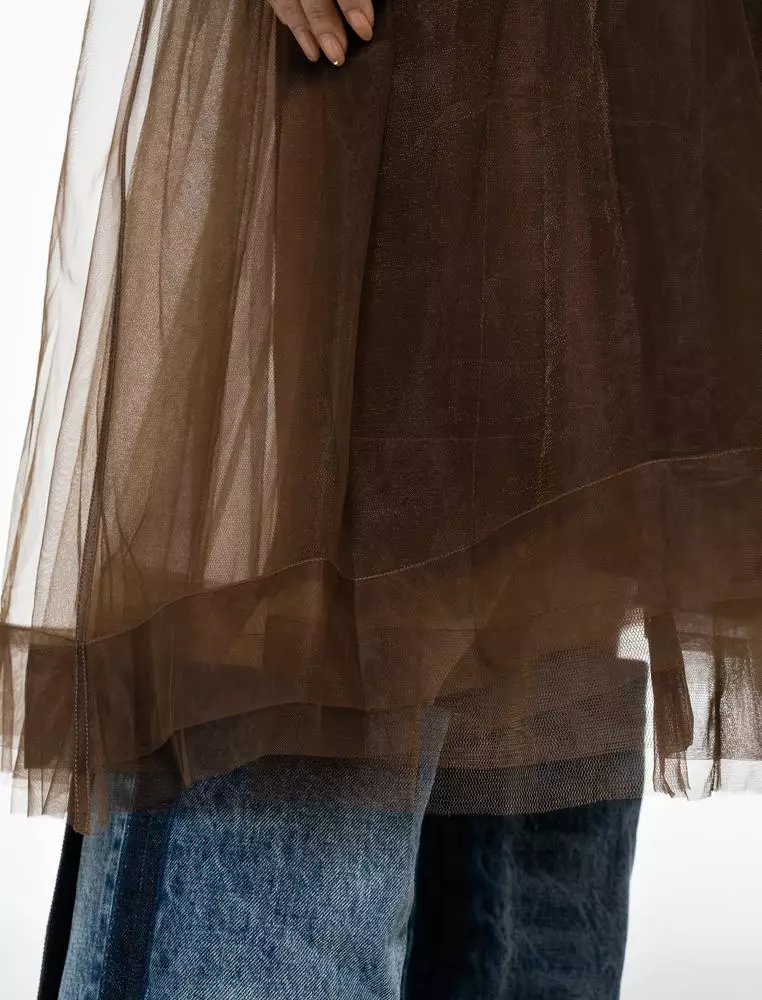 Midi waist skirt