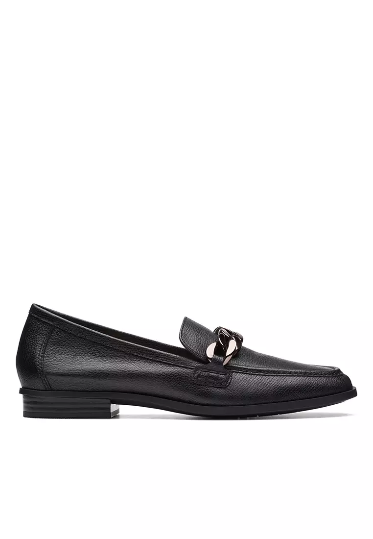 Discount on Clarks  shoes - SKU: Sarafyna Iris Loafers Black