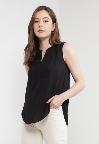 Buy Hu0026M Crêpe Blouse 2023 Online | ZALORA Singapore