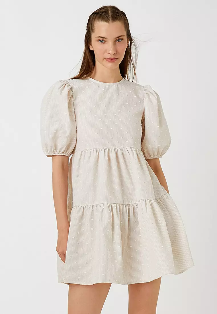 Puff Sleeves Dress