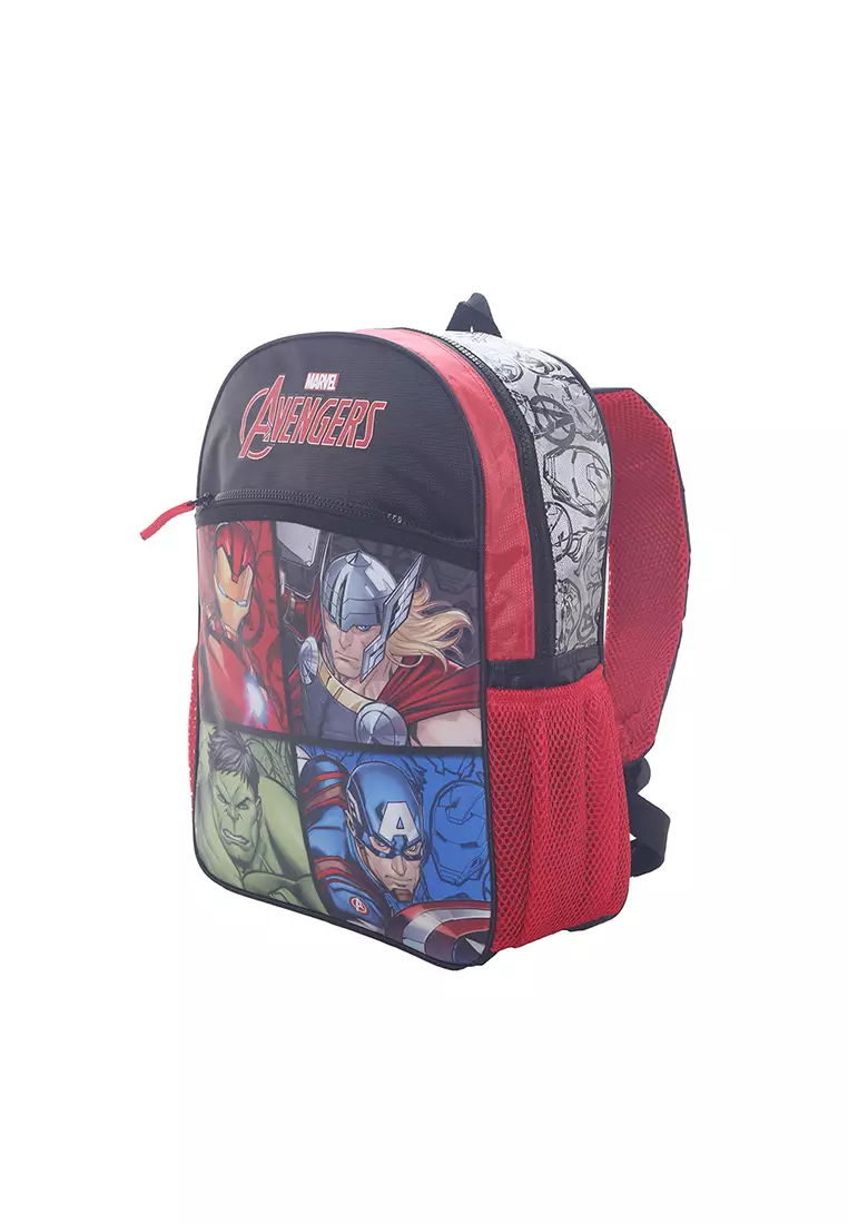 Tas Anak Ransel Besar Marvel Avengers 39x30 cm Merah Hitam