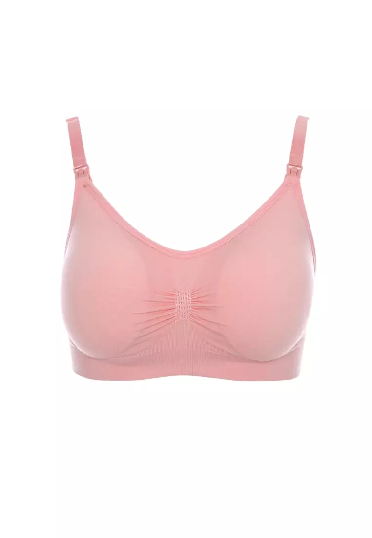 2 Pack Gracie Push Up Nursing Bra Pink and Black