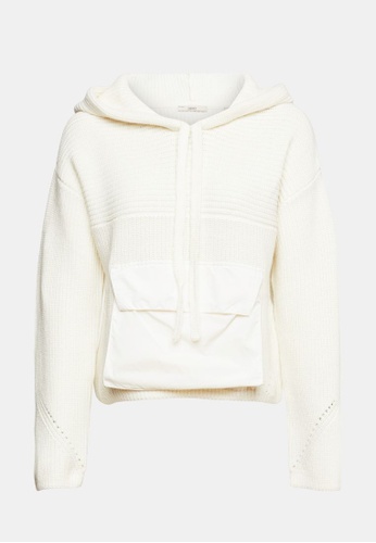 ESPRIT white ESPRIT Sustainable sweatshirt hoodie AEBCBAA193C5C9GS_1