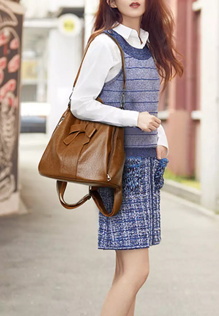 Leather Ladies Backpack