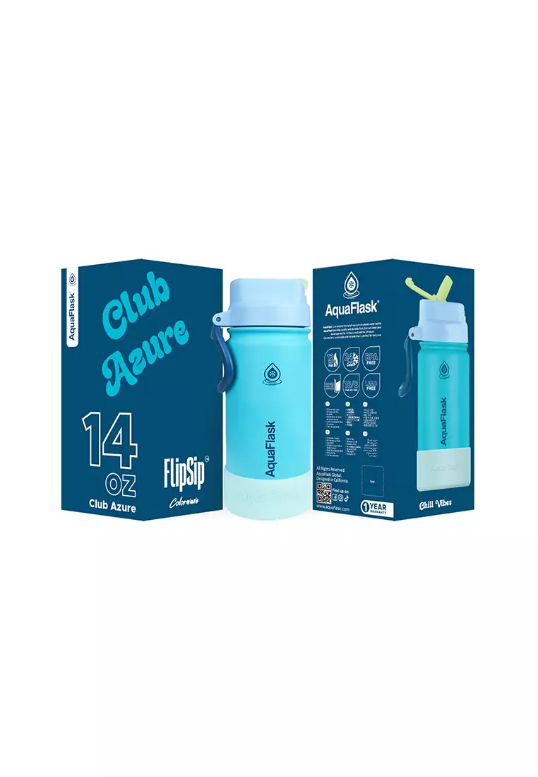 14oz Club Azure Colorwave Flip Sip Lid Collection