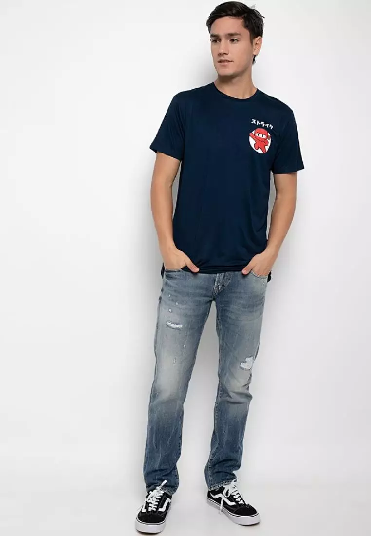MTH16 thirdday kaos pria casual unisex ishikawa ninja cst navy