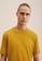 MANGO Man yellow Knitted Linen T-Shirt D155EAAE702465GS_3