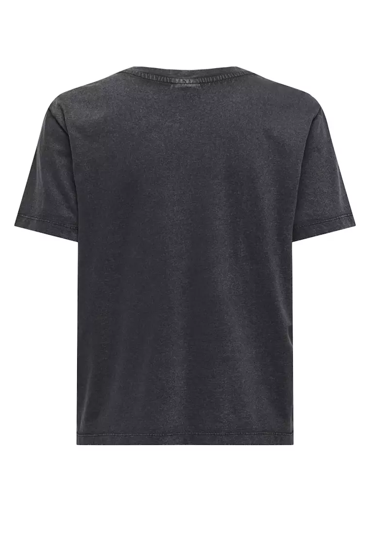 Short Sleeves Stud Jersey Tee